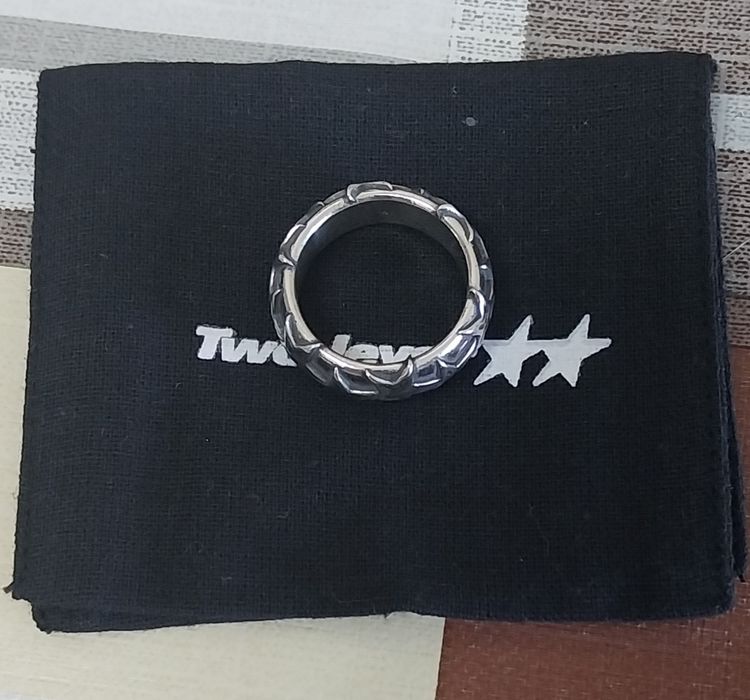 Anel em prata 925 original TwoJeys tamanho 24