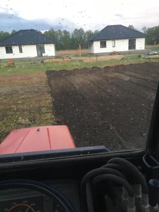Glebogryzarka separacyjna, usługi ogrodnicze, maszynowy wysiew trawy