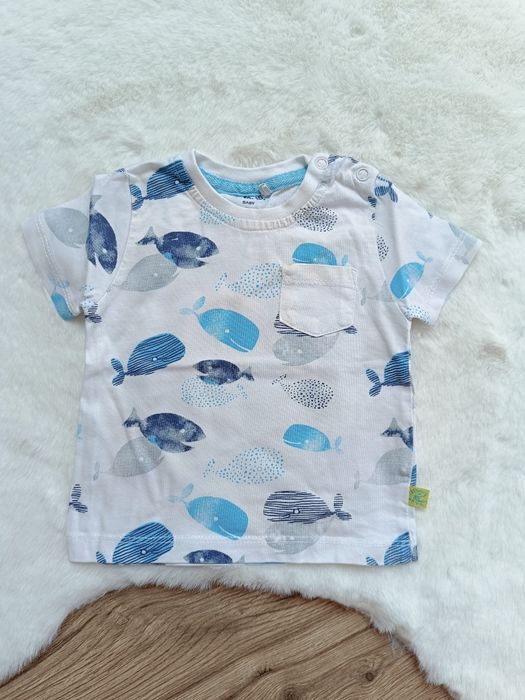 Zestaw mix pakiet ubrań T-shirty chłopięce Mix marek 62 cm