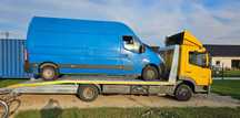 Pomoc drogowa laweta usługi transportowe transport WYPOŻYCZALNIA BUS