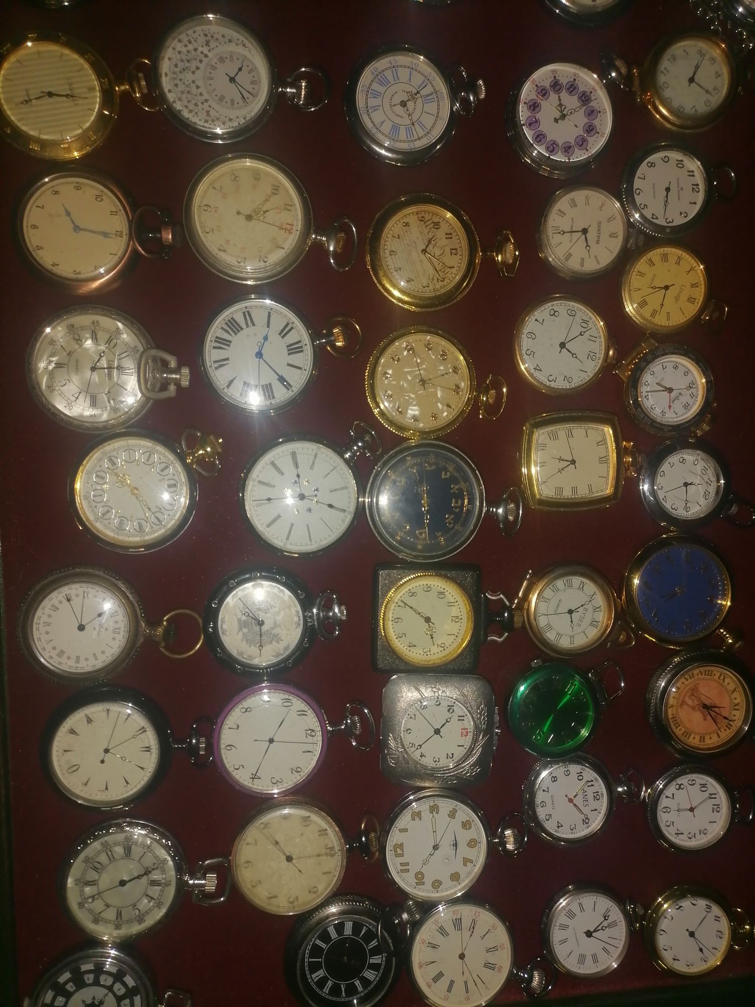 Coleção 100 Relogio de bolso novos