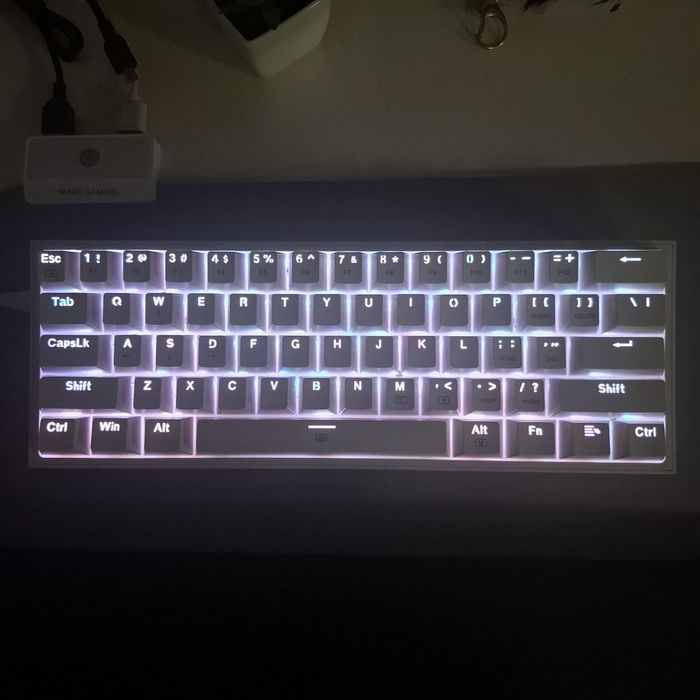 Teclado Redragon Fizz K-617 Branco