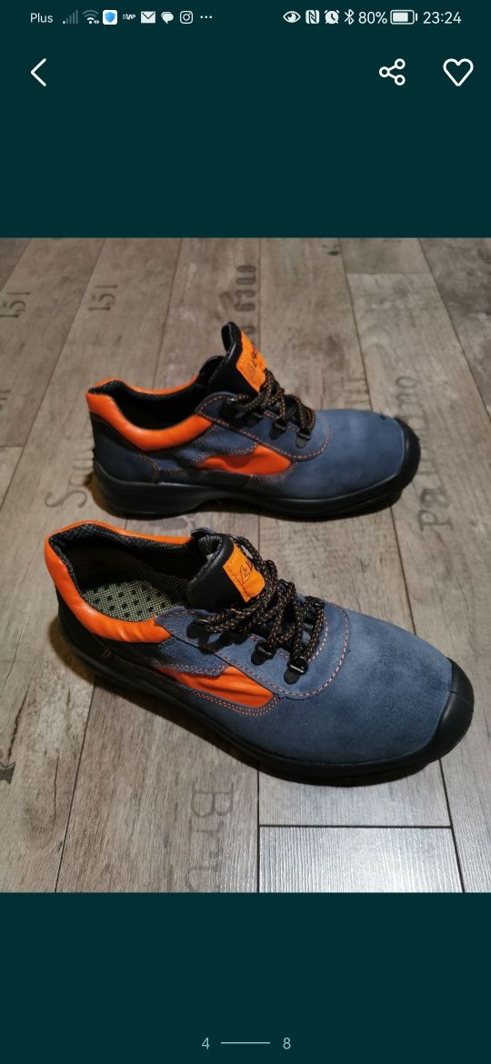 Skórzane Robocze Buty Męskie Łukpol Lekkie Wygodne