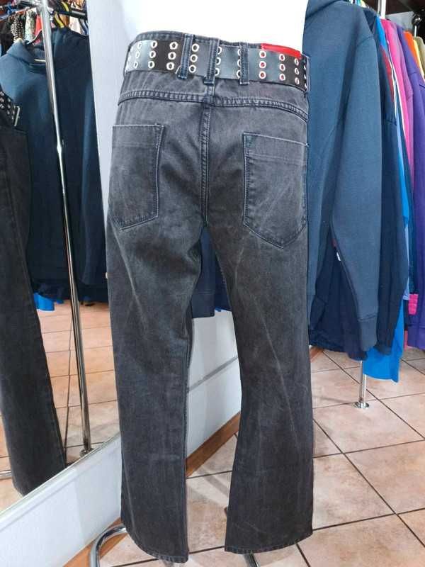 Męskie czarne jeansy HUGO BOSS, rozmiar 38