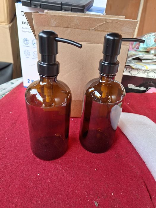 Dozownik na mydło szklany