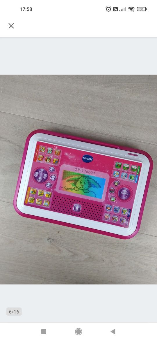 Vtech 2-w-1 Komputer Tablet dziecięcy JĘZYK NIEMIECKI

Z wyst