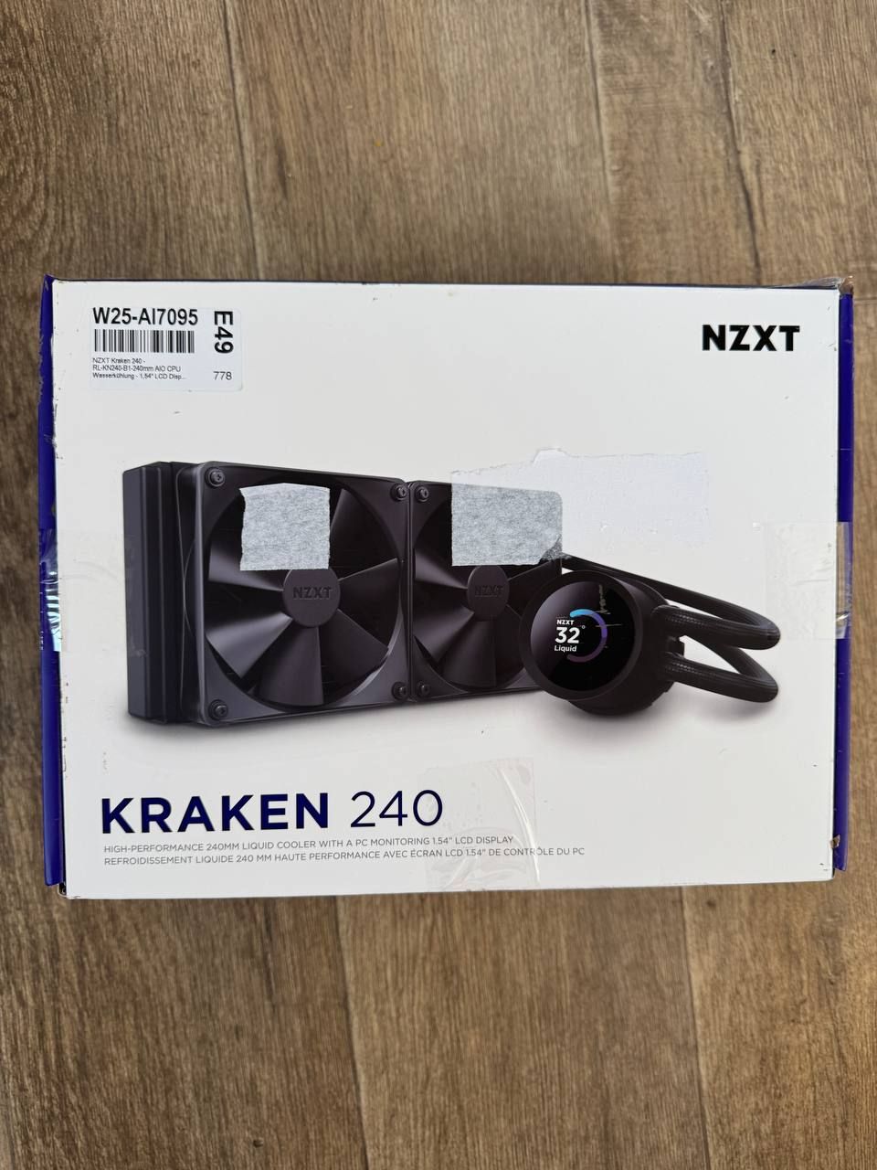 Система рідинного охолодження NZXT Kraken 240 LCD (RL-KN240-B1)