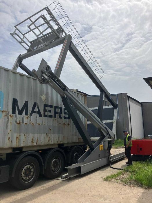 pochylnia obrotnica tilter do kontenerów 20ft