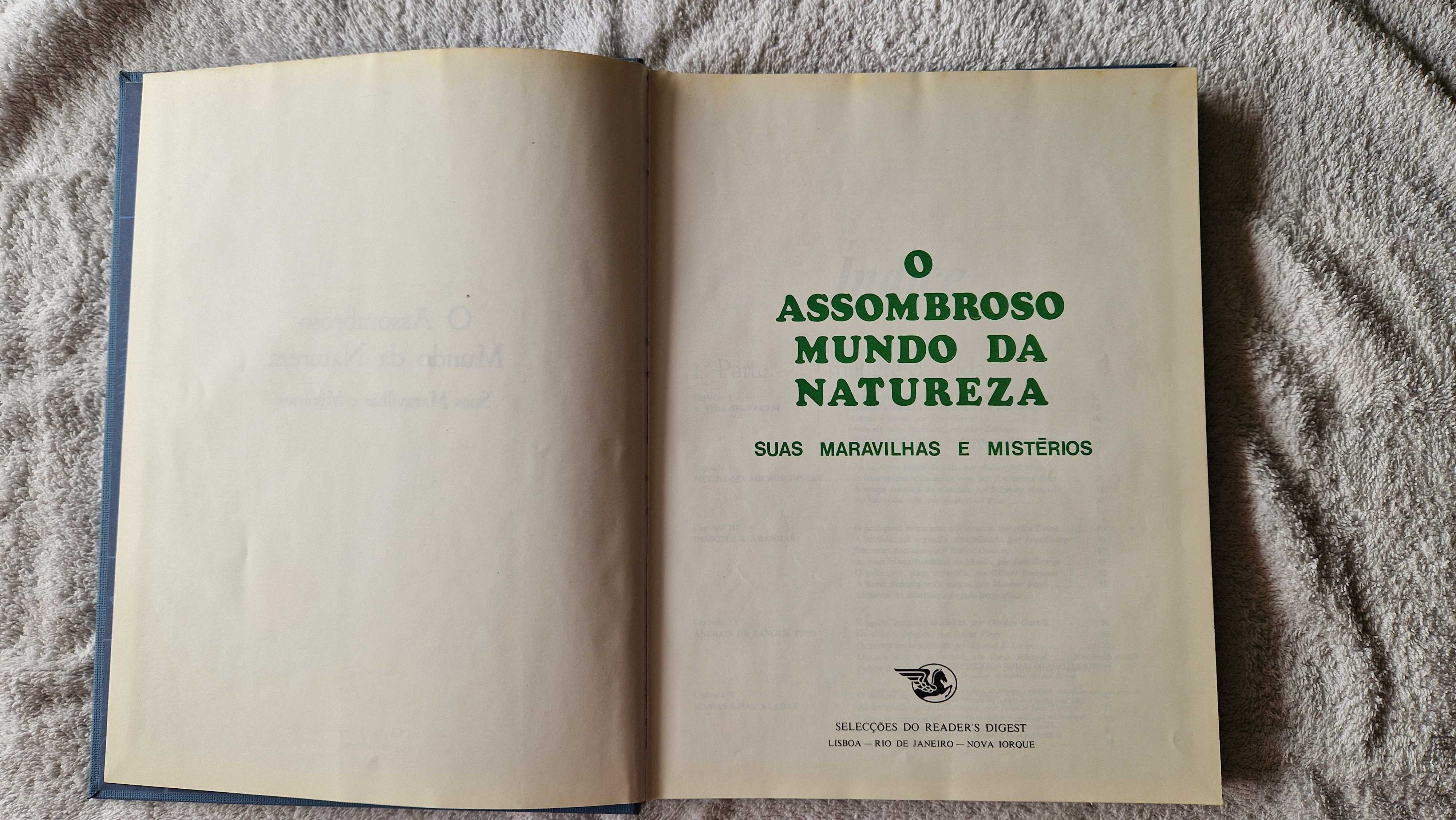 Livro "O Assombro Mundo da Natureza"
