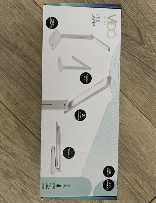 Nowa biała lampka Vido usb led