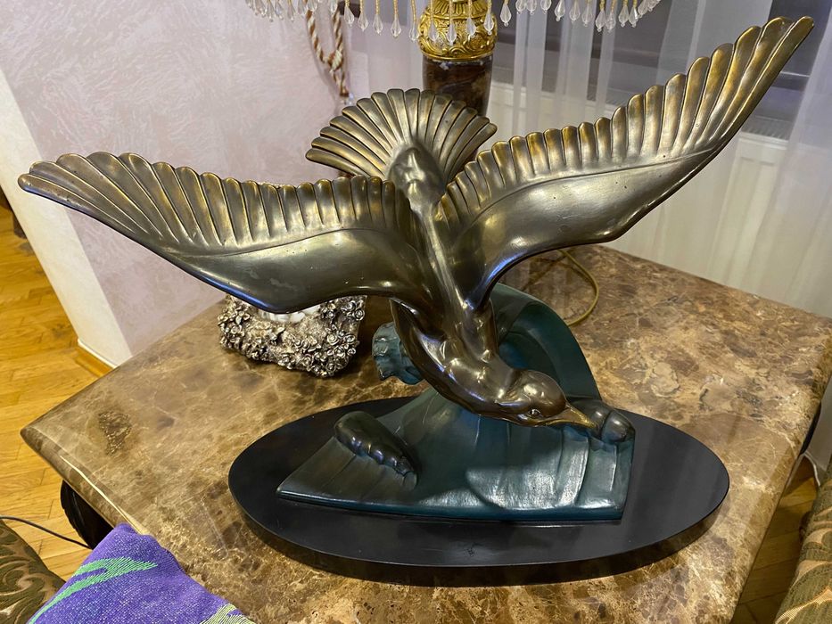 Бронза скульптура "Чайка" Франция