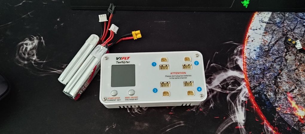 Акумулятори 2s 450 550 та 720 mAh BetaFPV LAVA Зарядка 2s на 4 порти