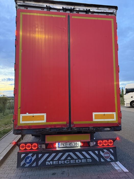 Zestaw tandem mercedes actros 25450 mp4 7.7+7.7 jumbo