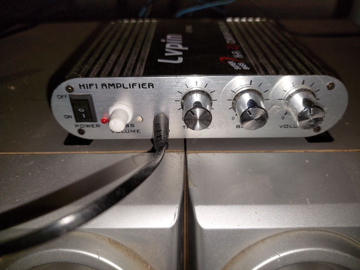 Усилитель звука Lvpin LP-838 и Оригинальные японские колонки spmxj75or