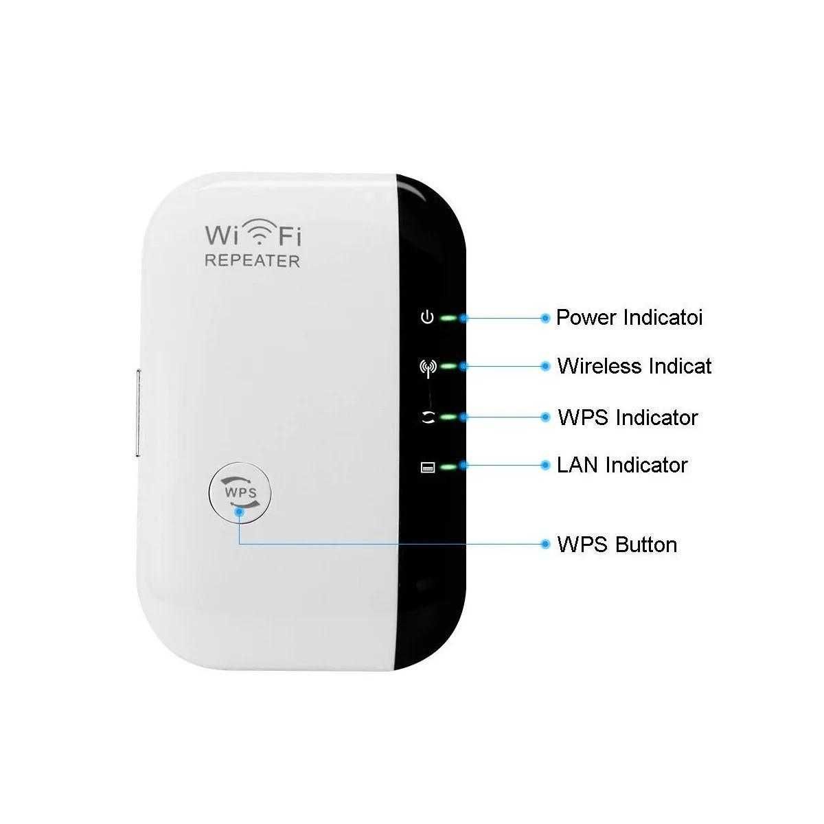 Бездротовий ретранслятор (Репитер) Wi-Fi мережі, з підтримкою WPS