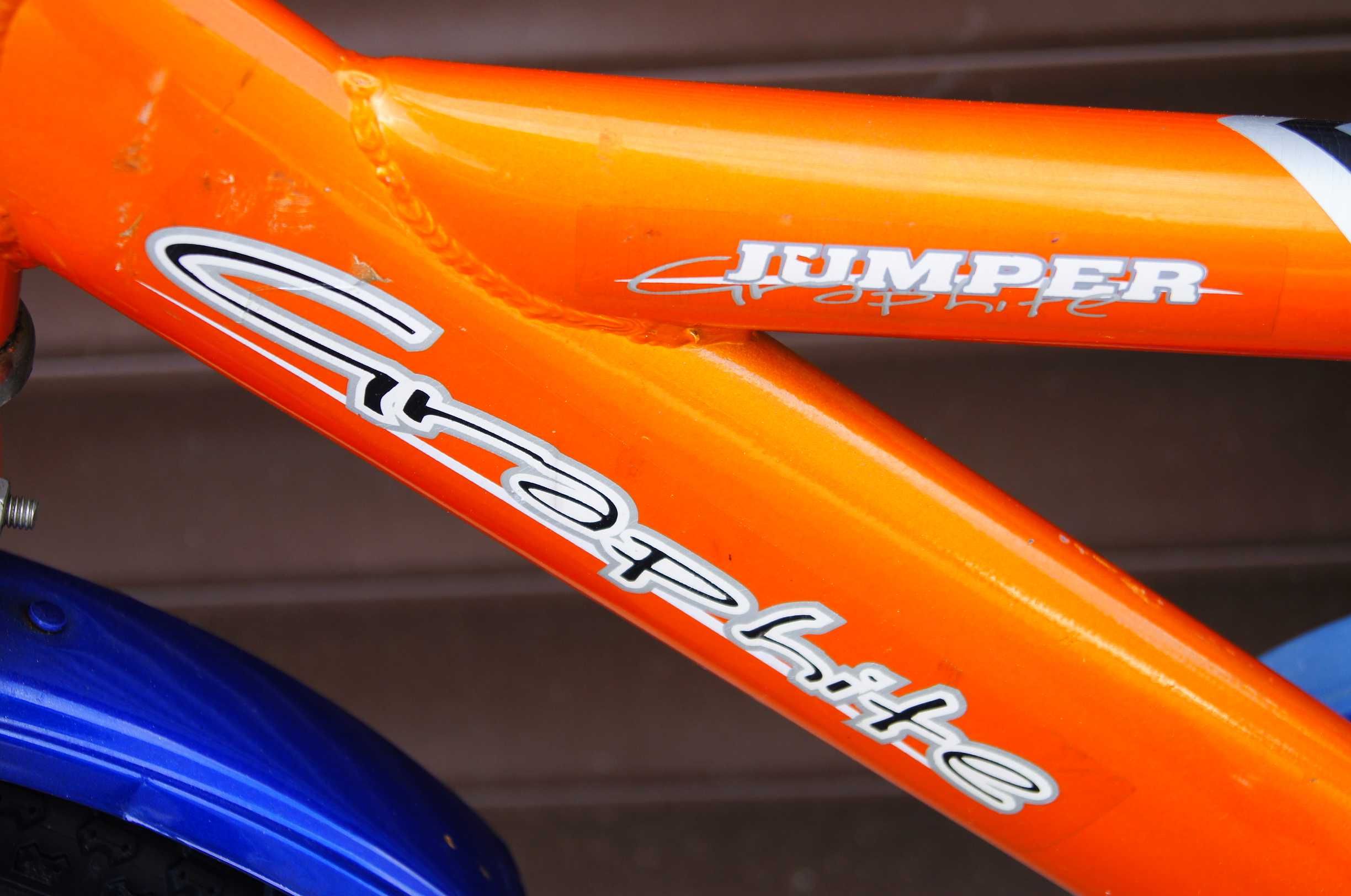 Rowerek GRAPHITE JUMPER 16' - nowe koła boczne, OPONY, siodełko !!