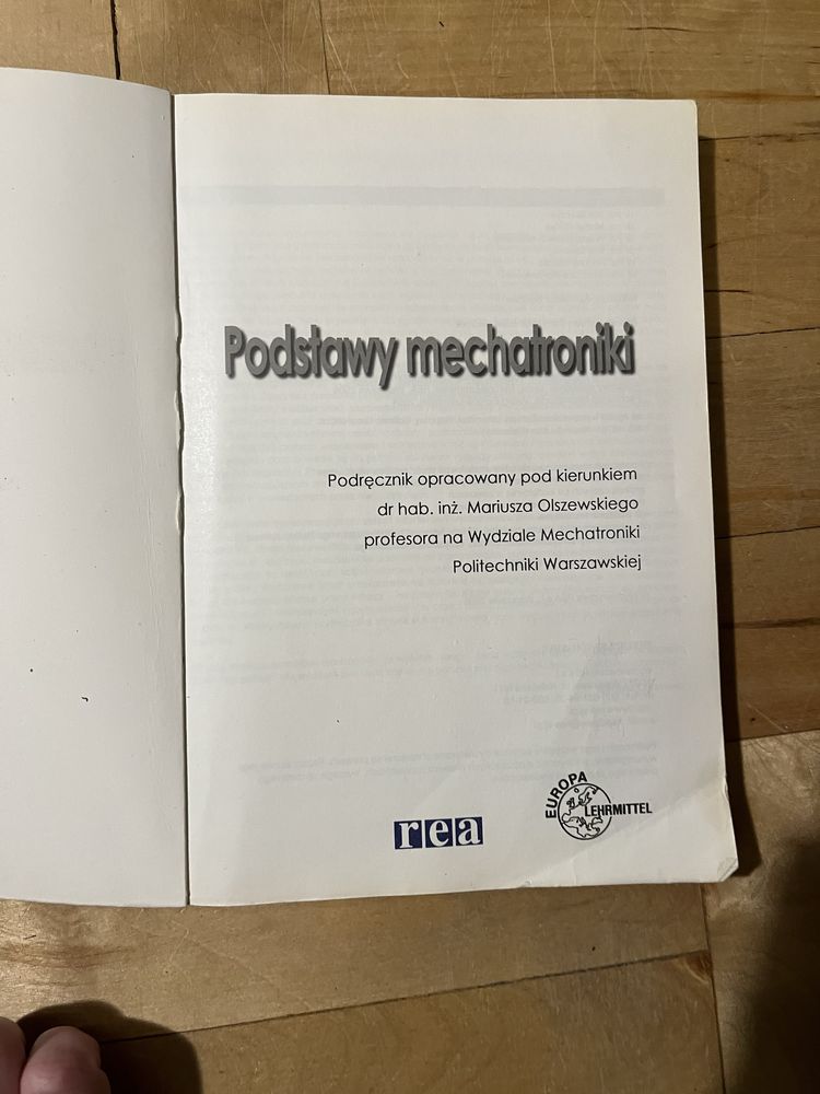 Podstawy mechateoniki REA WSIP podrecznik