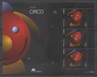 Bloco 252. 2002 / Europa 2002 - O Circo - Portugal. Novo.