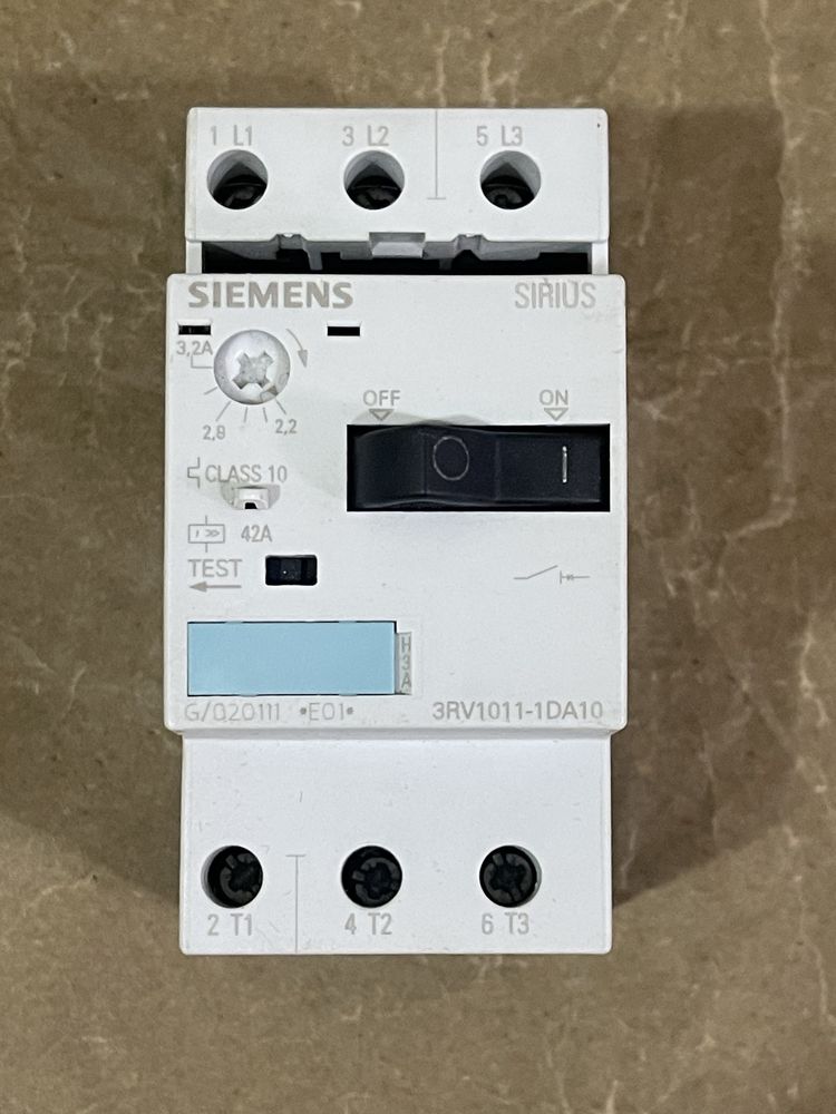 Автомат захисту двигуна SIEMENS 3rv1011-1da10