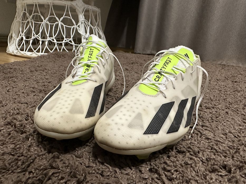 Бутси Adidas X crazyfast+ FG білий