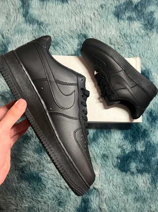 ButyDamskie Nike_Air_Force_1_Low_'07_Black_Uniseks R.41
