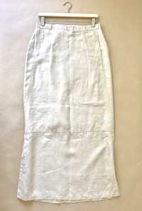 Lniana długa spodnica rozmiar 40 L Hennes-Collection