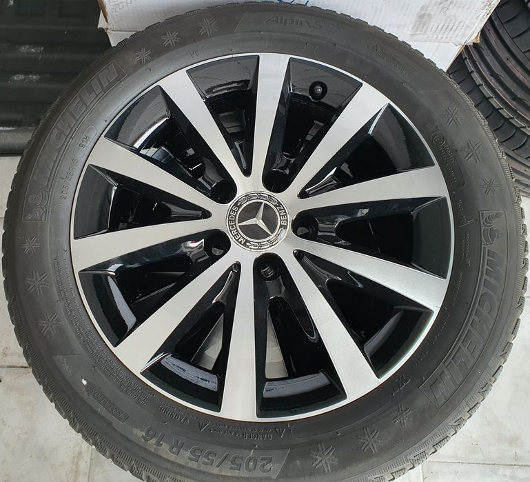 Jantes 16 Mercedes originais c/pneus 205/55 R16