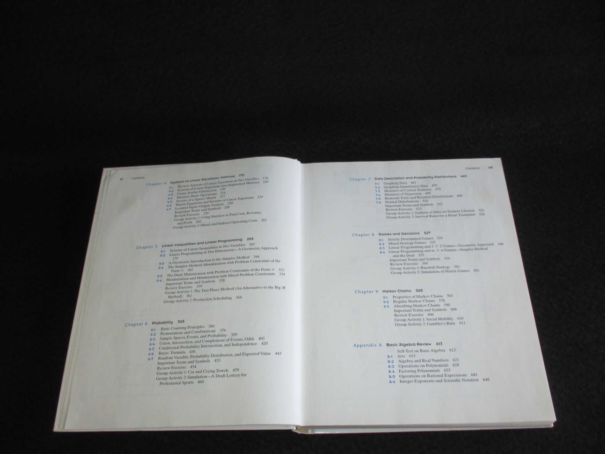 Livro Finite Mathematics Barnett Ziegler Byleen