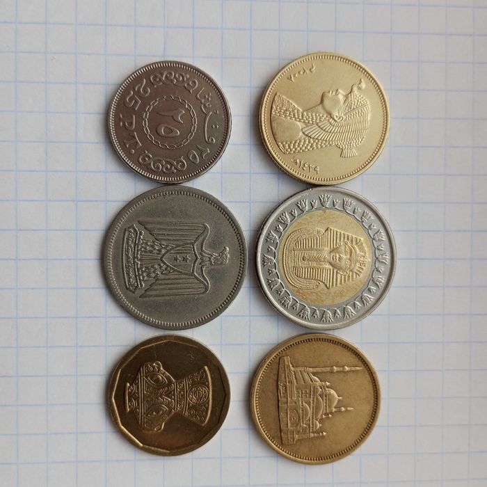 Продам наборы монет: Танзания Намибия,Марокко, Египет, Нигерия