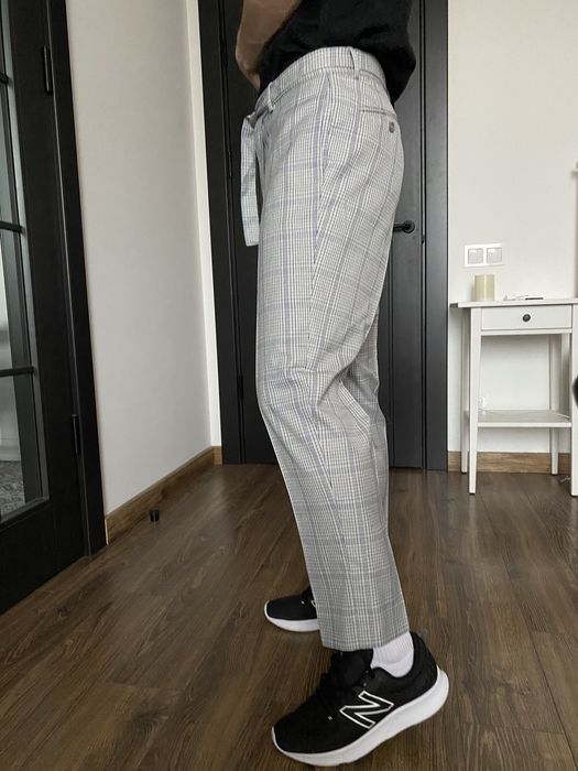 Брюки чоловічі вкорочені ASOS tapered trousers