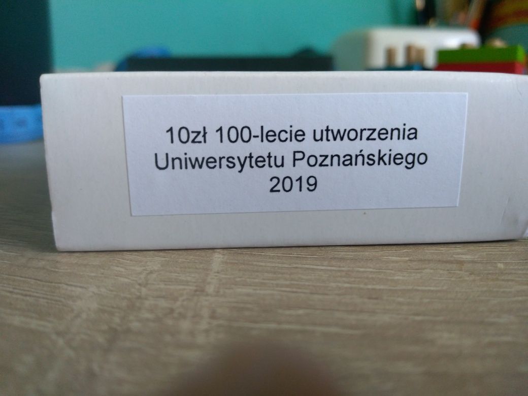 Moneta srebro NBP certyfikat Unikat