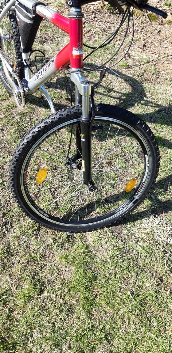 Rower górski Travers,Alu ,tarcza hamulcowa,amortyzator super stan