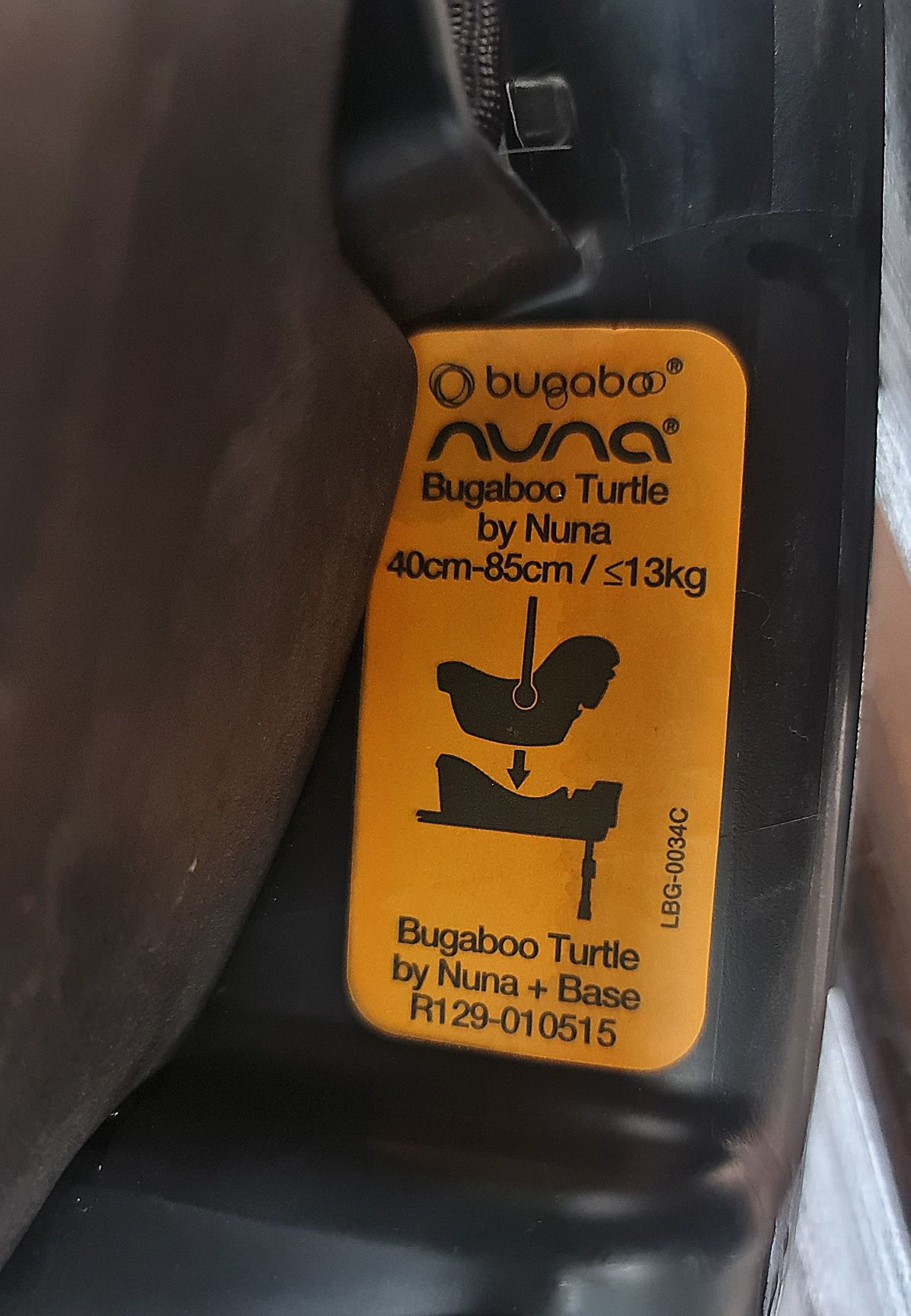 Автолюлька, автокресло Bugaboo Turtle by Nuna 40-85см ~13кг