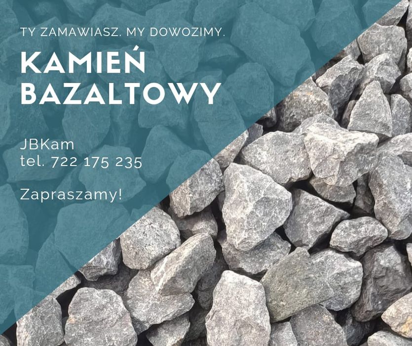 Kamień, Grys czarny 8-16mm, 16-22mm, 32-64mm