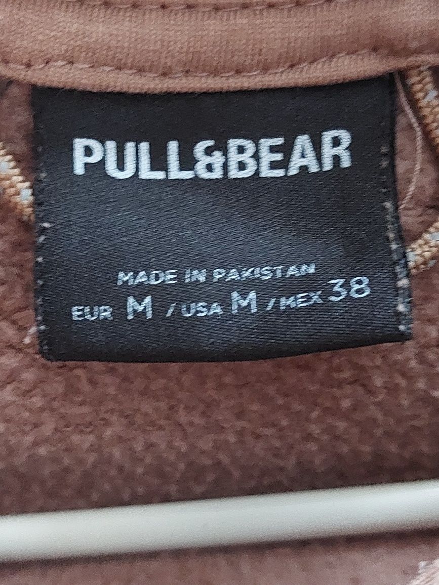 Męska bluza polarowa z kapturem. Pull&Bear. Rozmiar M/oversize