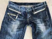 Spodnie jeansy vintage unikat  Miss sixty W 33 ( L)