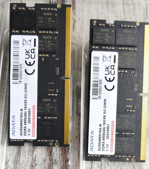 Оперативна пам'ять Adata DDR5 SODIMM  2x16Gb (32Gb) PC5-4800(40)