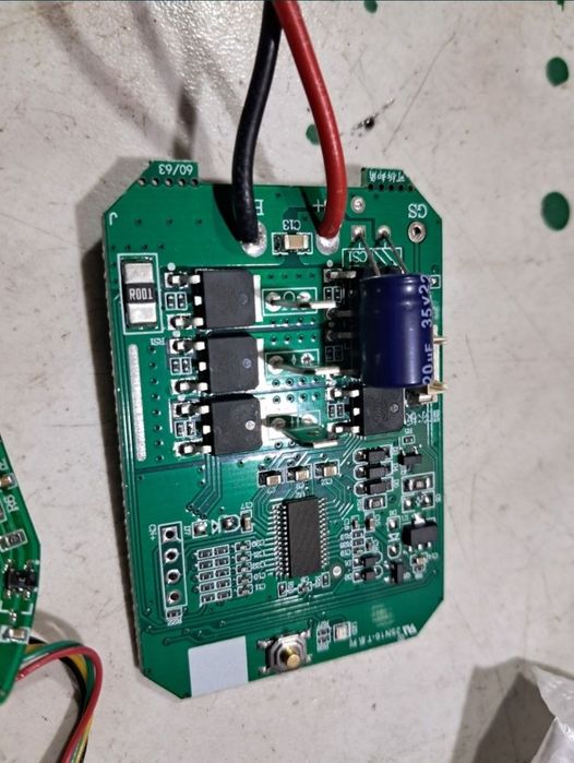 Плата управления аккумуляторного секатора