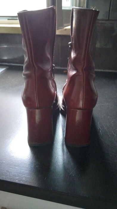 Botas vintage castanhas 36