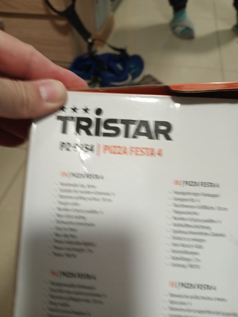 Urządzenie do wypieku pizzy  TriStar PZ  9154  pizza fiesta 4