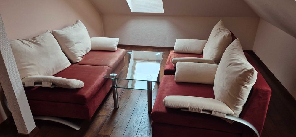 sprzedam kanapę, dwa fotele i ławę