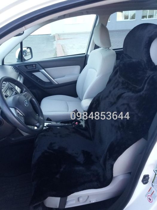 Теплі накидки для авто (60см ширина) / Чохли на сидіння овчина хутро