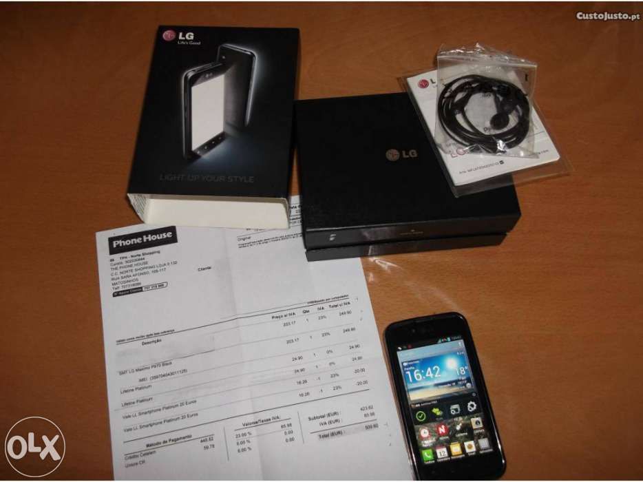 Lg P970 Maximo black