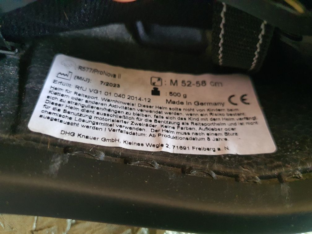 Kask jeździecki Felix Buhler rozmiar M 52-58cm (nr 5)