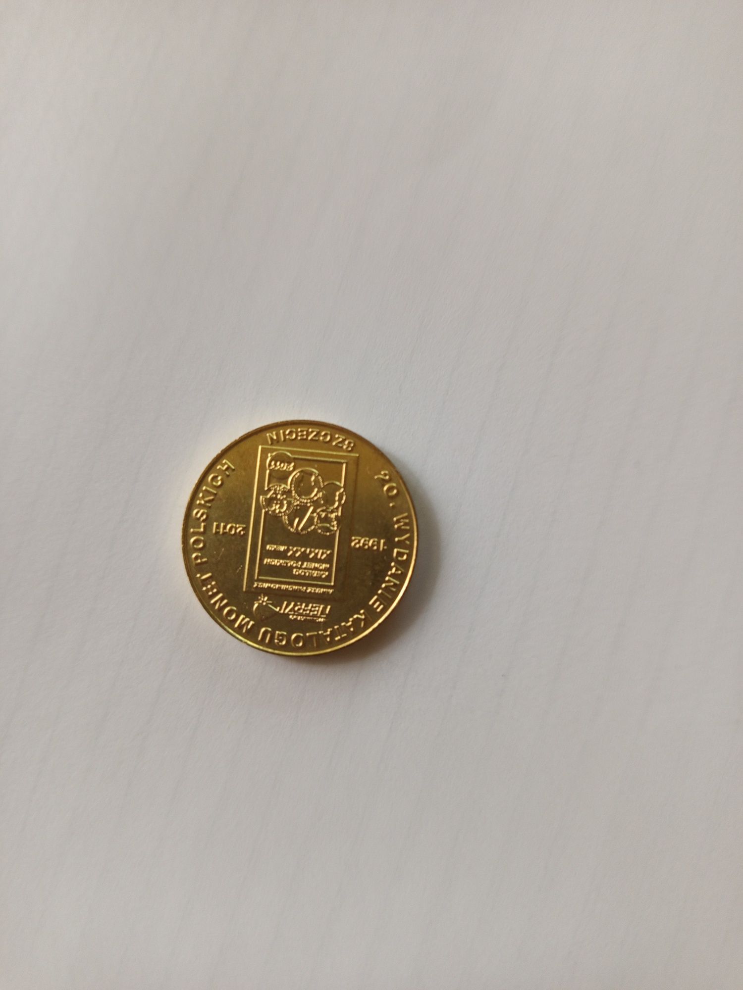 Żeton Mennica Polska 2 złote żniwiarka