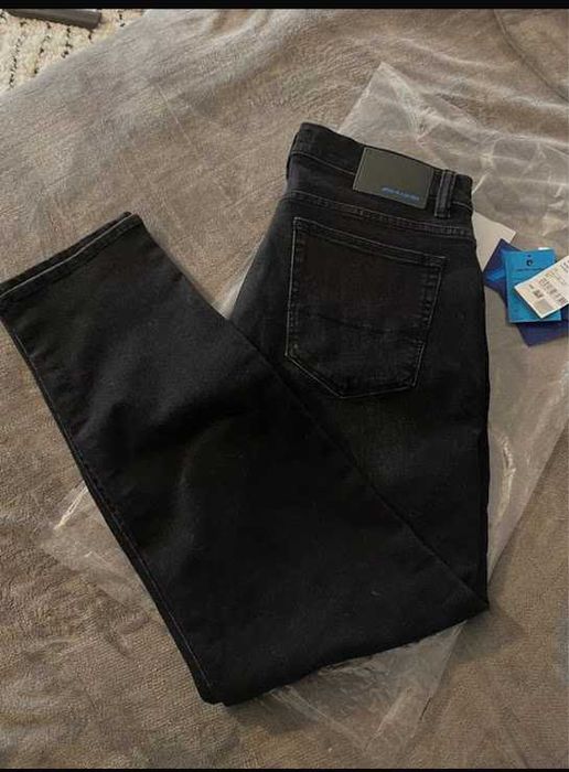 Jeansy męskie Pierre Cardin, czarne, rozmiar 34/30