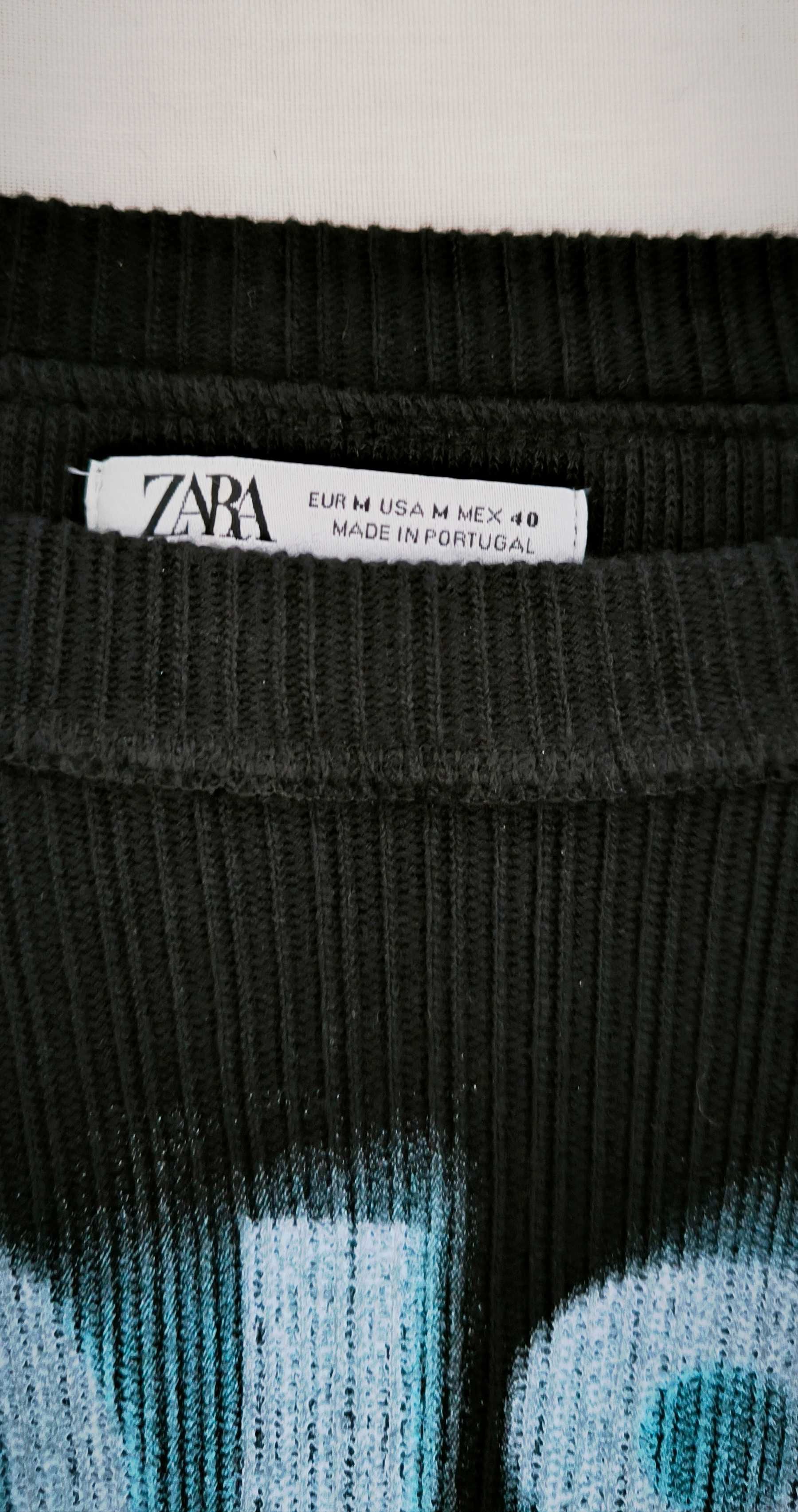 T-shirt malha Zara