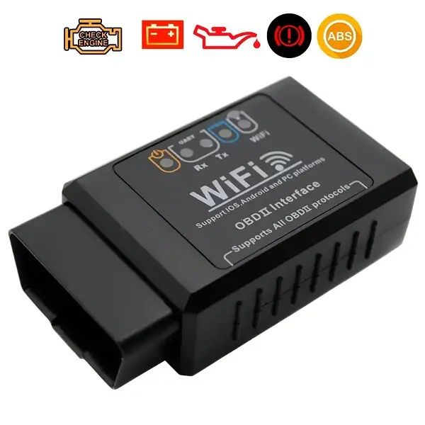 Адаптер для диагностики автомобиля OBD2 ELM327 Wi-Fi 2714 сканер ошибо