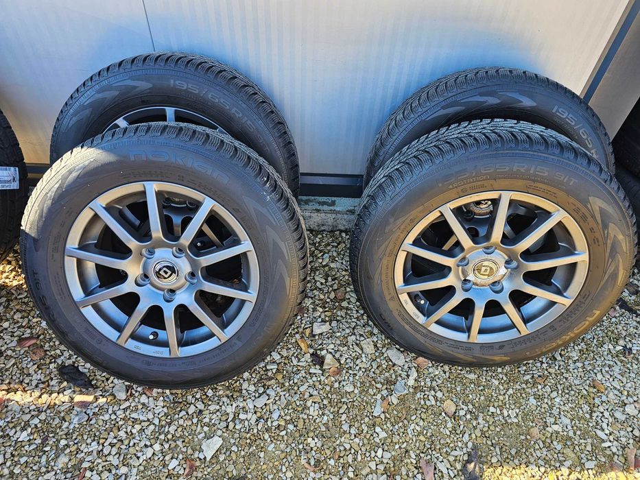 Alufelgi 15 Vw Kola zimowe  5x112 Volkswagen opony zimowe 195/65/15