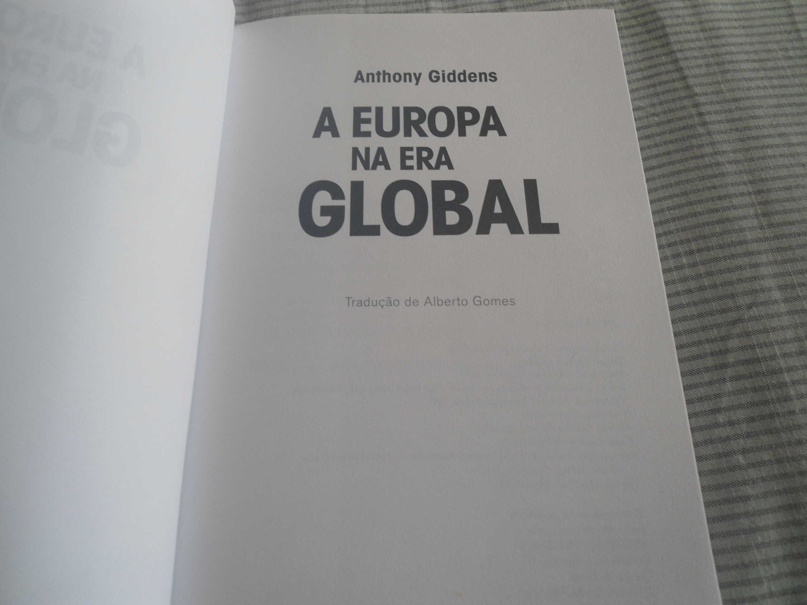 A Europa na Era Global de Anthony Giddens